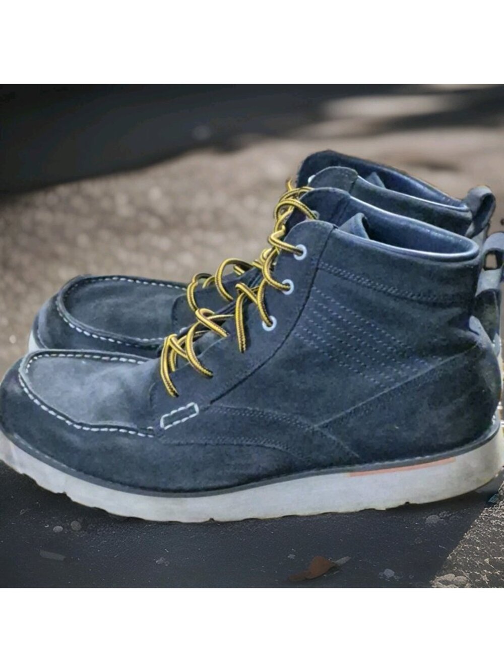 Nike ACG Kingman Suede Leather Boots Dark Grey Men's Size 13 US